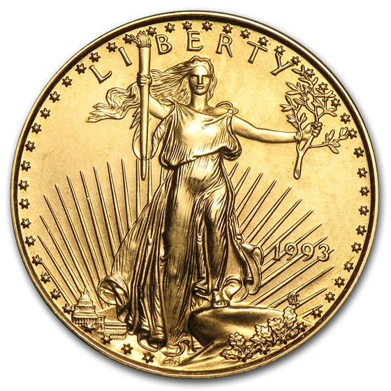 1993 1/4 oz Gold American Eagle BU 1993 1/4 oz Gold American Eagle BU